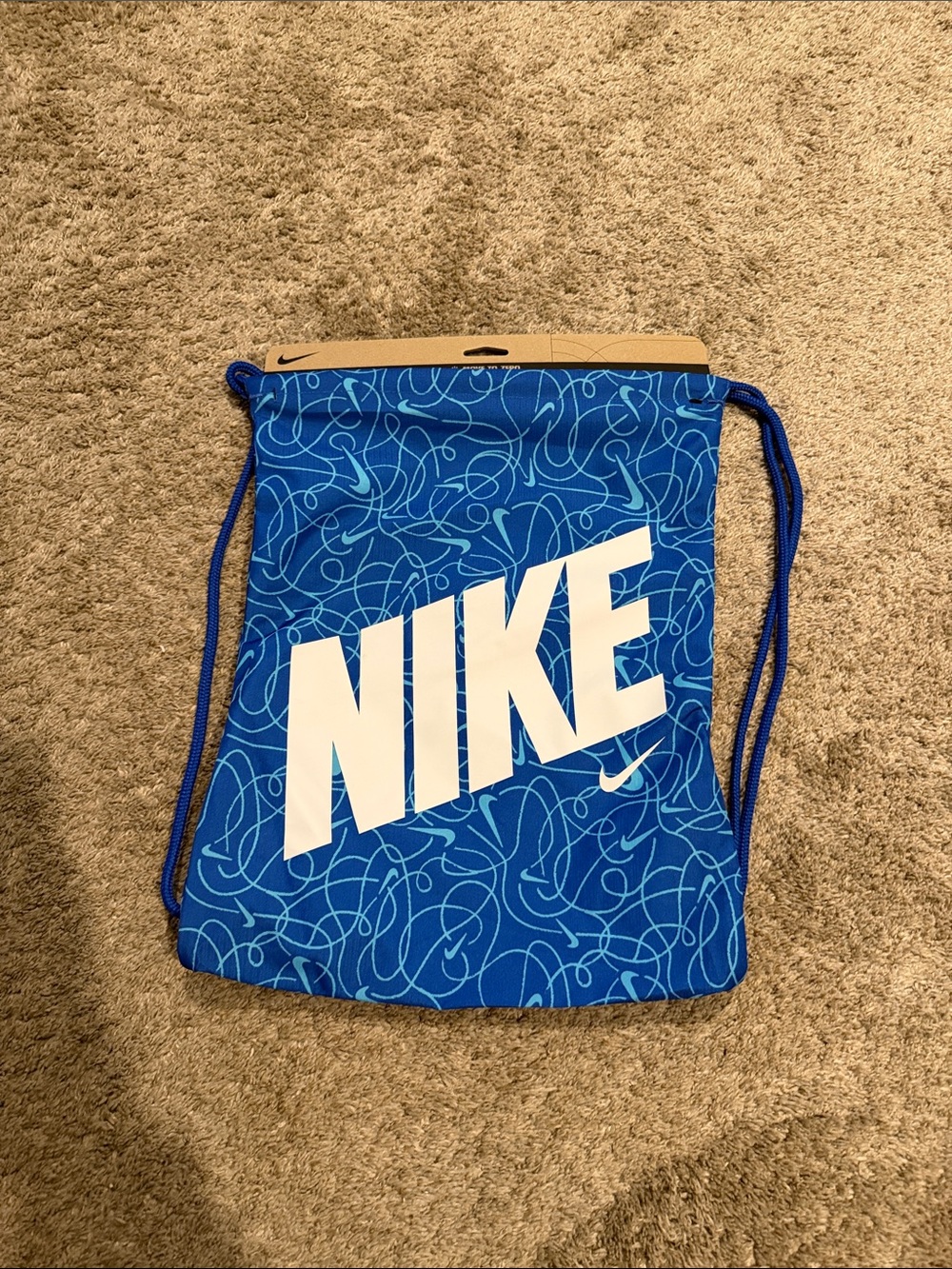 NWT NIKE SHOE BAG BLUE